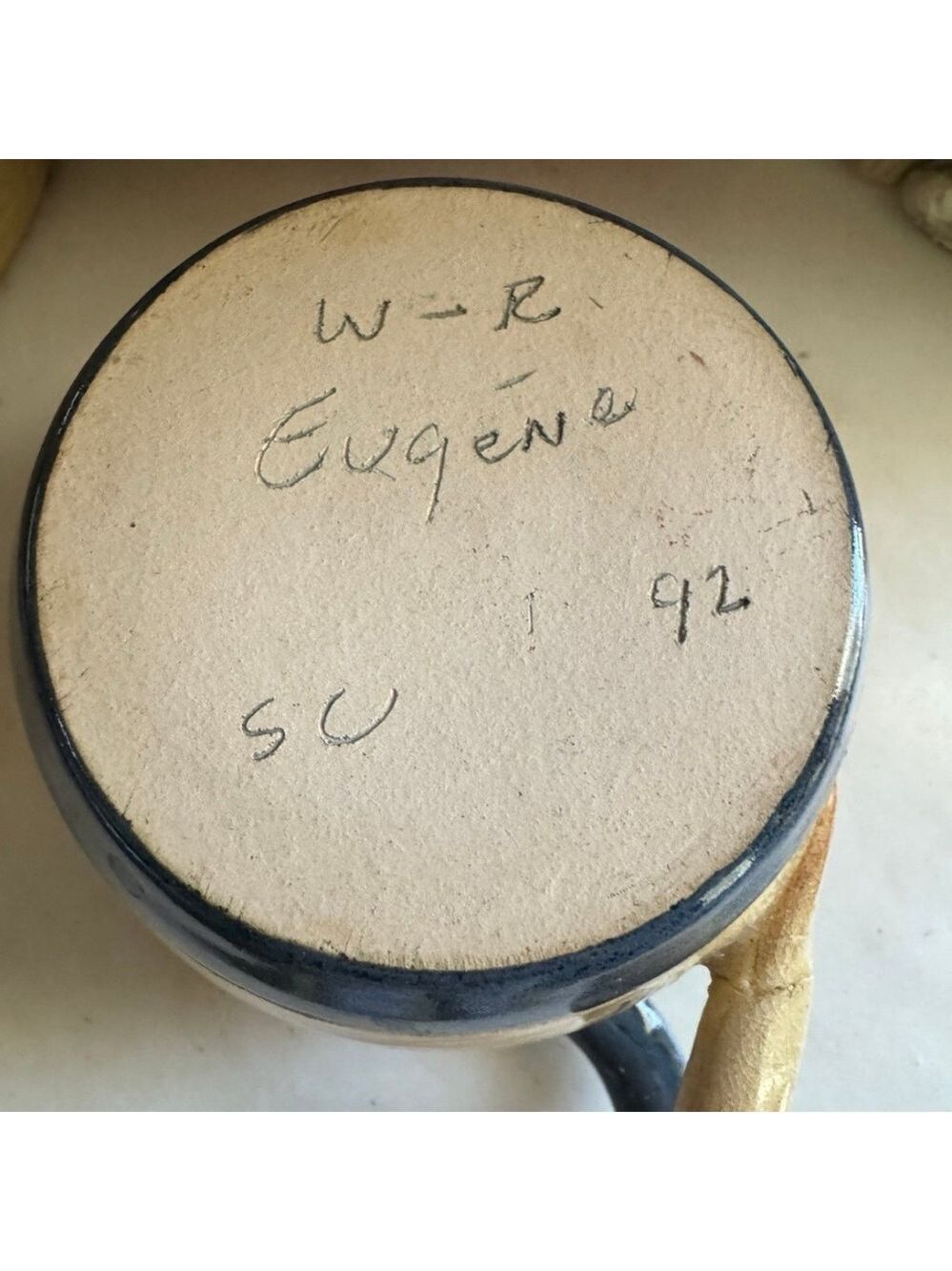 Winton Rosa Eugene Pottery Creamer (1992) – Read Description - Picture 7 of 8
